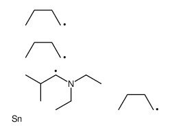 N,N-diethyl-2-methyl-1-tributylstannylpropan-1-amine结构式