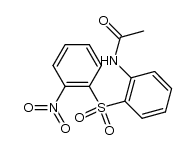 acetic acid-[2-(2-nitro-benzenesulfonyl)-anilide] Structure