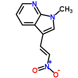 (E)-1-Methyl-3-(2-nitrovinyl)-1H-pyrrolo[2,3-b]pyridine Structure