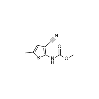 (3-氰基-5-甲基噻吩-2-基)氨基甲酸甲酯图片