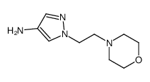 1-(2-Morpholinoethyl)-1H-pyrazol-4-amine structure