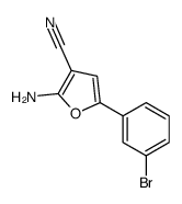 2-AMINO-5-(3-BROMOPHENYL)FURAN-3-CARBONITRILE picture