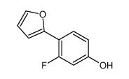 3-fluoro-4-(furan-2-yl)phenol Structure