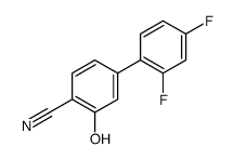 4-(2,4-difluorophenyl)-2-hydroxybenzonitrile Structure