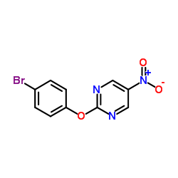 2-(4-Bromophenoxy)-5-nitropyrimidine picture