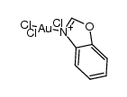 benzoxazoletrichlorogold(III) Structure