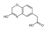 2-(3-OXO-3,4-DIHYDRO-2H-1,4-BENZOXAZIN-6-YL)ACETIC ACID Structure