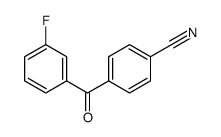 4-[(3-Fluorophenyl)carbonyl]benzonitrile结构式