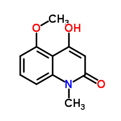 4-羟基-5-甲氧基-1-甲基喹啉-2(1H)-酮结构式