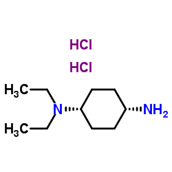 cis-N,N-Diethyl-1,4-cyclohexanediamine dihydrochloride结构式