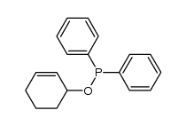 (cyclohex-2-en-1-yloxy)diphenylphosphine Structure