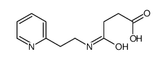 4-oxo-4-(2-pyridin-2-ylethylamino)butanoic acid结构式