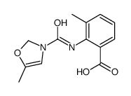 3-methyl-2-[(5-methyloxazole-3-carbonyl)amino]benzoic acid Structure