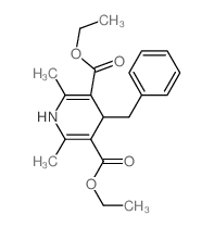 3,5-Pyridinedicarboxylicacid, 1,4-dihydro-2,6-dimethyl-4-(phenylmethyl)-, 3,5-diethyl ester picture