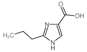 1H-Imidazole-4-carboxylicacid,2-propyl-(9CI) Structure