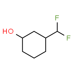 3-(二氟甲基)环己-1-醇结构式