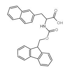 2-(9H-芴-9-甲氧基羰基氨基)-3-萘-2-丙酸结构式