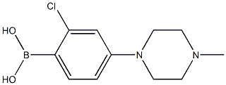 2-Chloro-4-(N-methylpiperazin-1-yl)phenylboronic acid picture