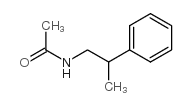 Acetamide,N-(2-phenylpropyl)- structure