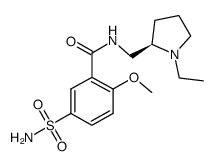 (R)-(+)-sulpiride结构式