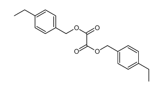 bis[(4-ethylphenyl)methyl] oxalate Structure