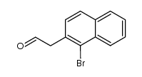 1-bromo-2-naphthaleneacetaldehyde Structure