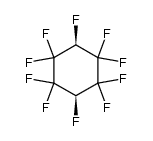 cis-1H,4H-decafluoro-cyclohexane结构式