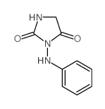 2,4-Imidazolidinedione,3-(phenylamino)-结构式