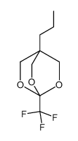 4-Propyl-1-(trifluoromethyl)-2,6,7-trioxabicyclo[2.2.2]octane结构式