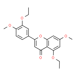 5-Ethoxy-2-(3-ethoxy-4-methoxyphenyl)-7-methoxy-4H-1-benzopyran-4-one picture