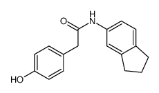 N-(2,3-Dihydro-1H-inden-5-yl)-2-(4-hydroxyphenyl)acetamide picture