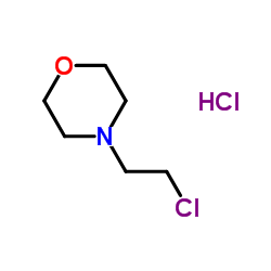 N-(2-氯乙基)吗啉盐酸盐结构式