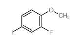 2-氟-4-碘-1-甲氧基苯结构式