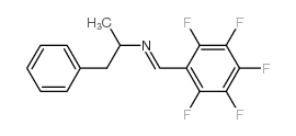 N-[(E)-(2,3,4,5,6-Pentafluorophenyl)methylidene]-1-phenyl-2-propanamin e结构式