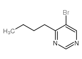 5-溴-4-丁基嘧啶结构式