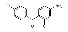 4-amino-2,4'-dichlorobenzophenone structure