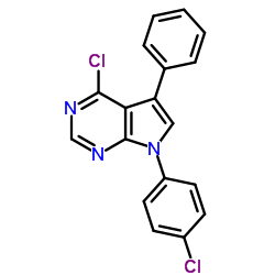 4-Chloro-7-(4-chlorophenyl)-5-phenyl-7H-pyrrolo[2,3-d]pyrimidine picture