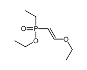 1-ethoxy-2-[ethoxy(ethyl)phosphoryl]ethene结构式