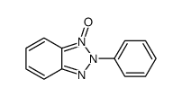 2-phenyl-2H-benzotriazole 1-oxide结构式