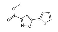 Methyl 5-(2-Thienyl)isoxazole-3-carboxylate Structure