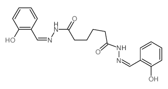 Hexanedioic acid,1,6-bis[2-[(2-hydroxyphenyl)methylene]hydrazide] picture