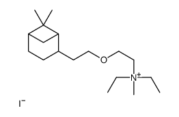2-[2-(6,6-dimethyl-4-bicyclo[3.1.1]heptanyl)ethoxy]ethyl-diethyl-methylazanium,iodide结构式
