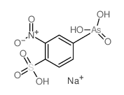 Benzenesulfonic acid,4-arsonoyl-2-nitro-, sodium salt (1:2) picture