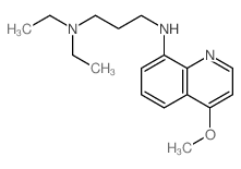 N,N-diethyl-N-(4-methoxyquinolin-8-yl)propane-1,3-diamine Structure