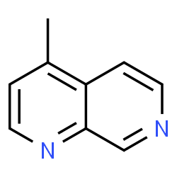 1,7-Naphthyridine,4-methyl-(9CI) structure