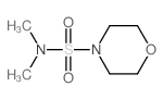 N,N-dimethylmorpholine-4-sulfonamide Structure