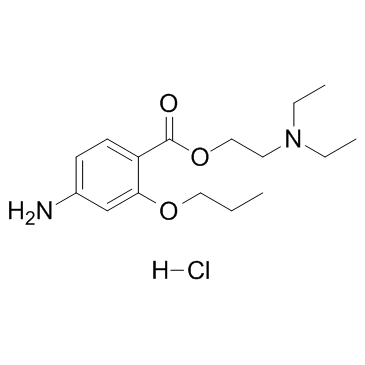 Propoxycaine (hydrochloride) Structure