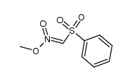 (E)-methyl ((phenylsulfonyl)methylene)azinate Structure