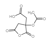 2-(3-Acetyloxy-2,5-dioxo-oxolan-3-yl)acetic acid结构式