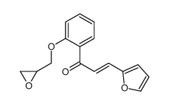 3-(furan-2-yl)-1-[2-(oxiran-2-ylmethoxy)phenyl]prop-2-en-1-one Structure